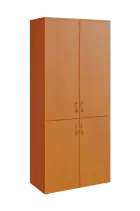 N 5 - 84D kancelářská skříň, 4-dveřová, 1800x800x400, třešeň šumavská